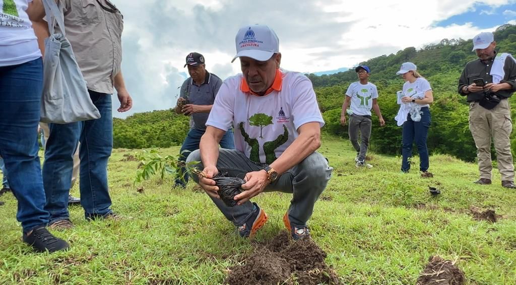 Ministerio de Agricultura siembra más de mil plantas en San CristóbalFuncionarios, empleados y colaboradores se integran al Plan de Reforestación lanzado por el presidente Luis Abinader