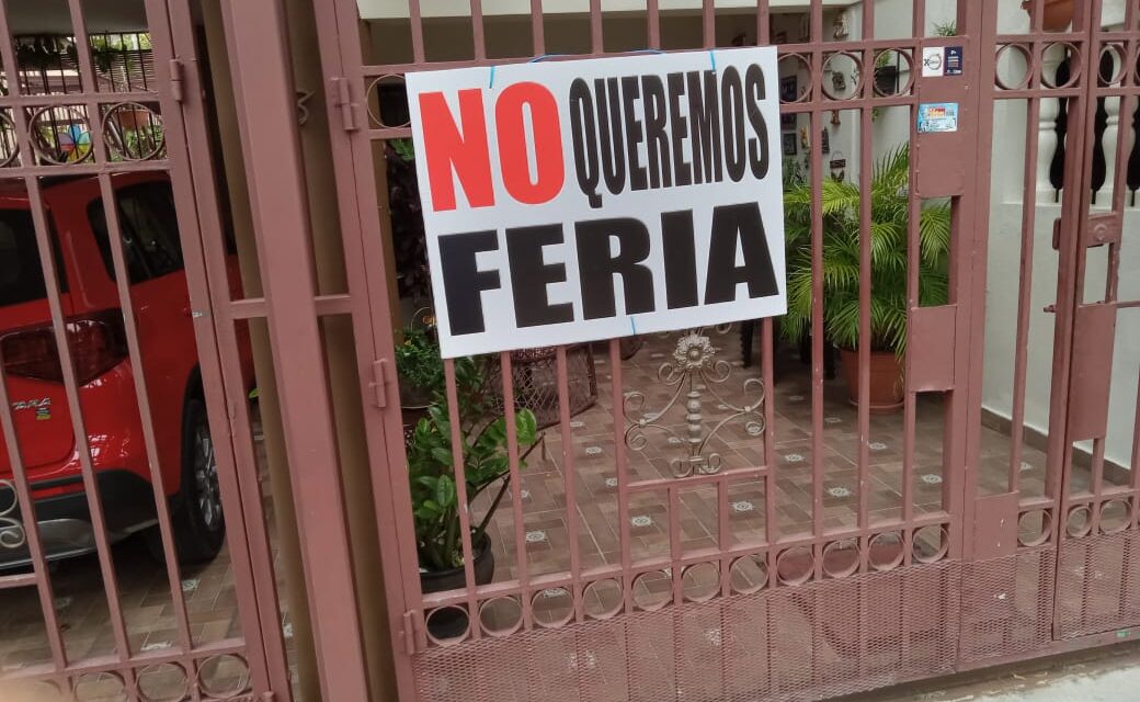 Residentes de la avenida Independencia denuncian instalación ilegal de feria mecánica