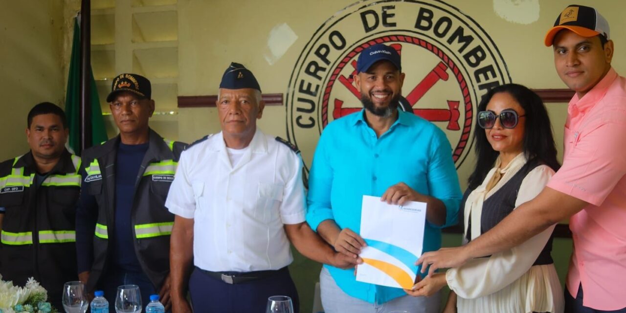 CON ENTREGA DE 10.6 MILLONES DE PESOS, ANUNCIAN REMODELACIÓN DEL EDIFICIO QUE ALOJA AL CUERPO D ENOMBEROS DE NAGUA.