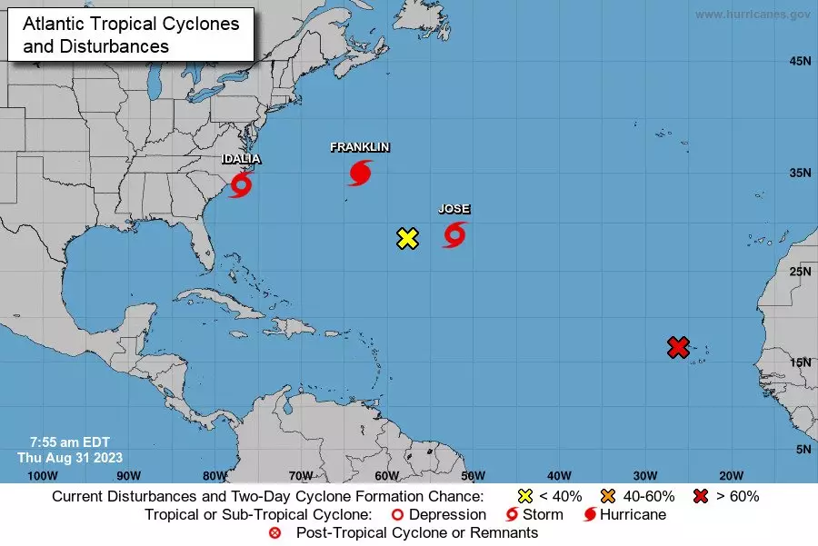 Se forma la tormenta tropical José en el Atlántico