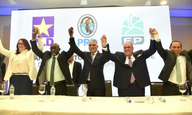 PRD, PLD y Fuerza del Pueblo conforman alianza opositora para las elecciones 2024