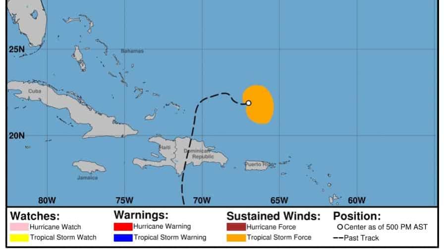 ¿Se devolvió la tormenta Franklin? Onamet responde