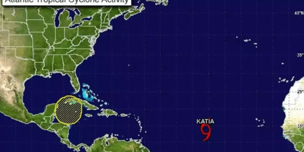 Se forma la tormenta tropical Katia y Gert resiste fortalecida.