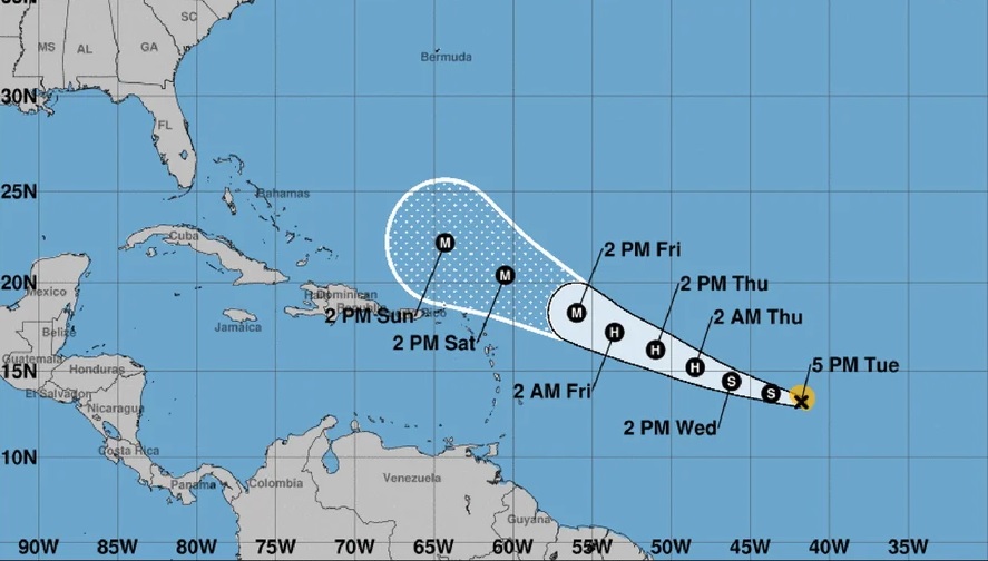 Tormenta Lee se convertirá en un peligroso huracán rumbo a Caribe