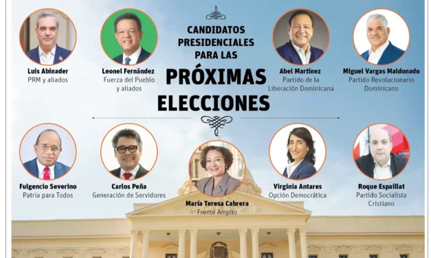 Los nueve candidatos que disputarán la presidencia en elecciones 2024