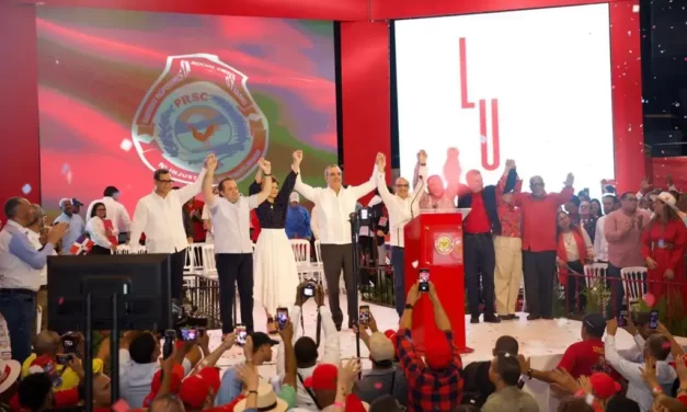 PRSC proclama a Luis Abinader y Raquel Peña como sus candidatos a la Presidencia y Vicepresidencia 