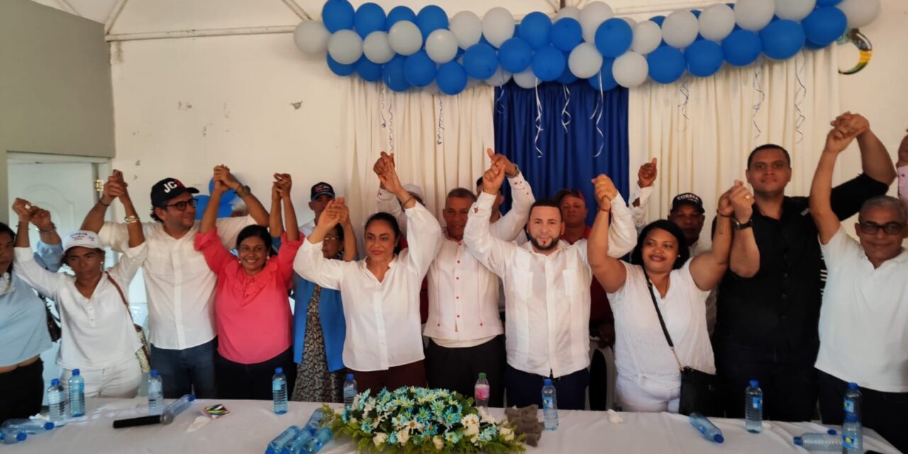 Edwin la Conciencia es Proclamado como el candidato oficial del PRM en el Distrito Municipal de las Gordas.