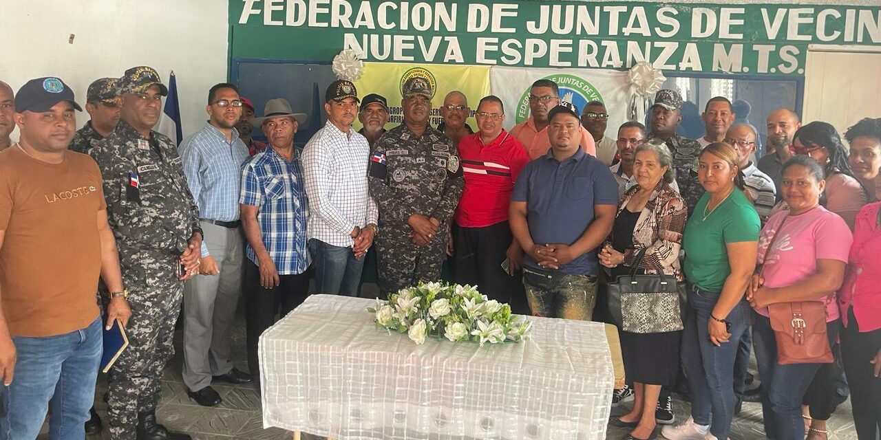 Coronel Matías Frías Candelario se reunió éste domingo con la Federación de Juntas de Vecinos