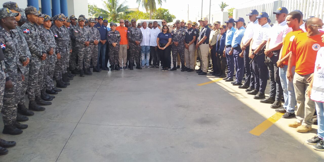 Policía Nacional oficializó acto del operativo Semana Santa “Conciencia por la Vida” en María Trinidad Sánchez.