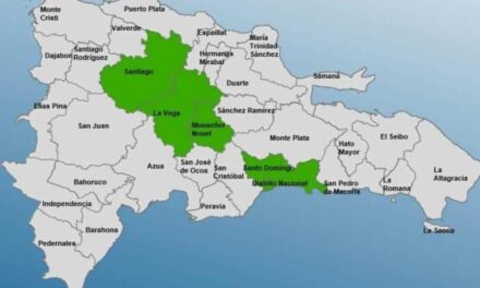 COE coloca al Gran Santo Domingo y otras tres provincias en alerta por aguaceros este jueves