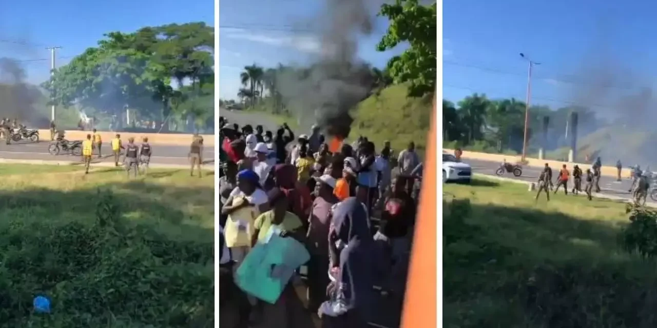 A tiros dispersan ciudadanos que protestan por arreglo de calle en el Naranjo