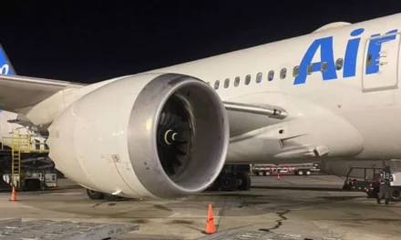 Avión que se averió en pista de aterrizaje del AILA fue reparado y trasladado a España