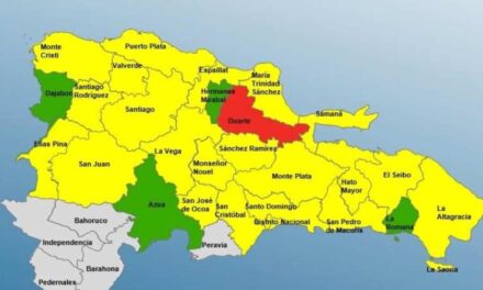 COE mantiene 27 provincias en alerta; solo Duarte continúa en rojo