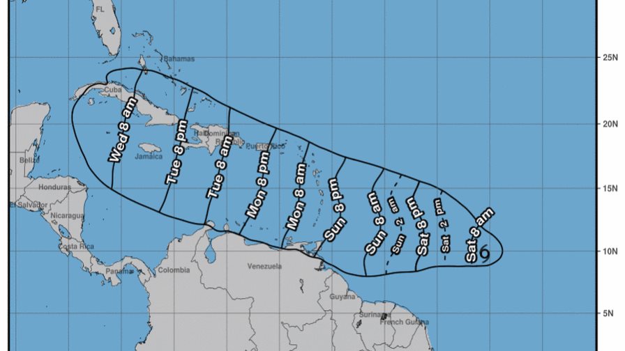 La población dominicana debe estar atenta a la trayectoria de la tormenta tropical Beryl