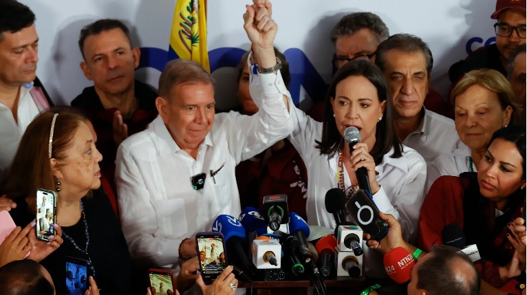 Machado afirma el presidente electo es González con el 70%