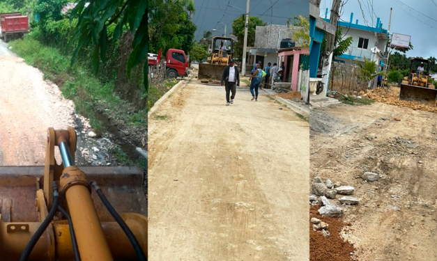 Ayuntamiento de San José de Matanzas intensifica operativo de reparación de calles y caminos vecinales