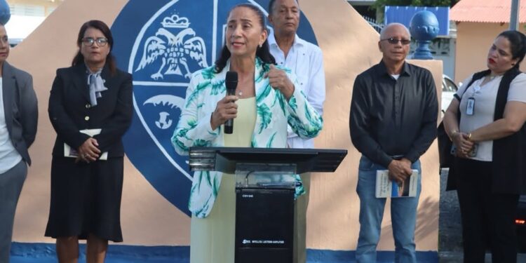 UASD Centro Nagua realiza acto de Izamiento de bandera por los 44 Años de su fundación