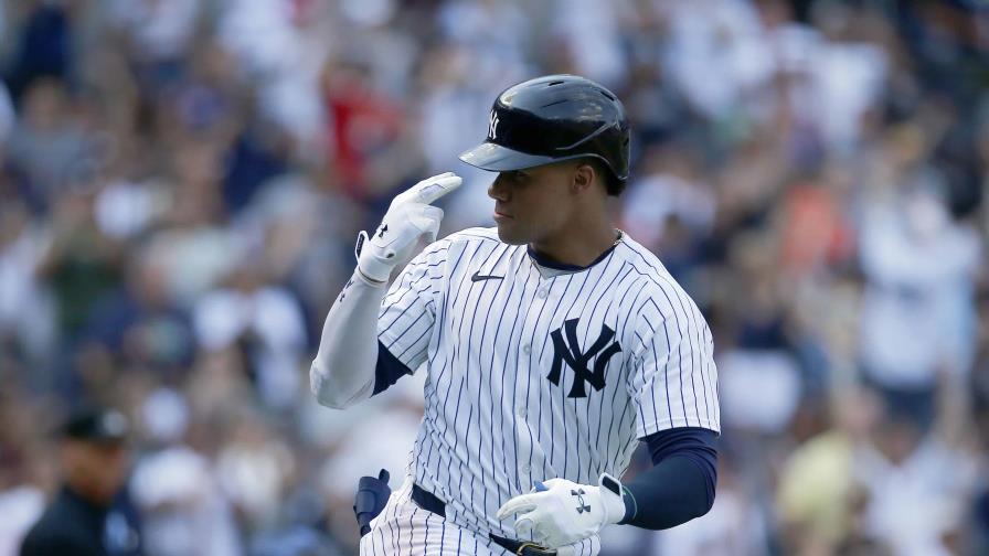 Juan Soto y Stanton suenan cuadrangulares; Yankees se aferran a la victoria ante Rangers, 8-7