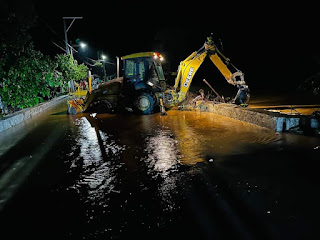 Lluvias de este domingo provocó inundaciones en María Trinidad Sánchez