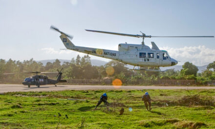 HAITI: Pandilleros atacan a tiros helicóptero ONU con 18 personas