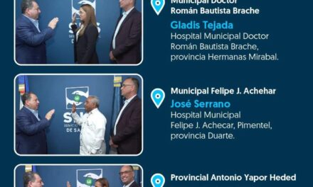 Juramentan a la Dra. Difo como nueva directora del Hospital Dr. Yapor Heded