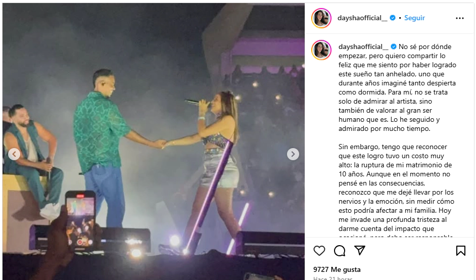 Fanática pierde su matrimonio por besar a Romeo en concierto de Aventura