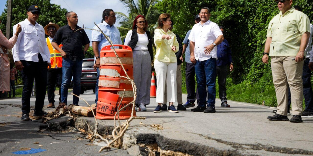 Vicepresidenta recorre zonas de Samaná afectadas por las lluvias