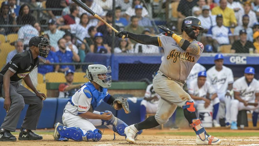 Las Águilas ponen los pies en la tierra al Licey al ganarle por sexta vez en fila