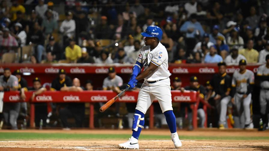 El Licey abre con victoria ante las Águilas gracias a jonrón de Leyba