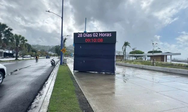 Ministerio de Turismo coloca reloj de 28 días para entrega de obra en el malecón de Samaná