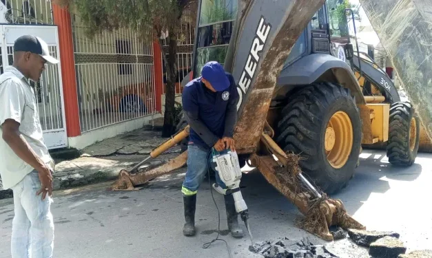 Acueducto de Nagua fuera de servicio por trabajos de corrección en avería