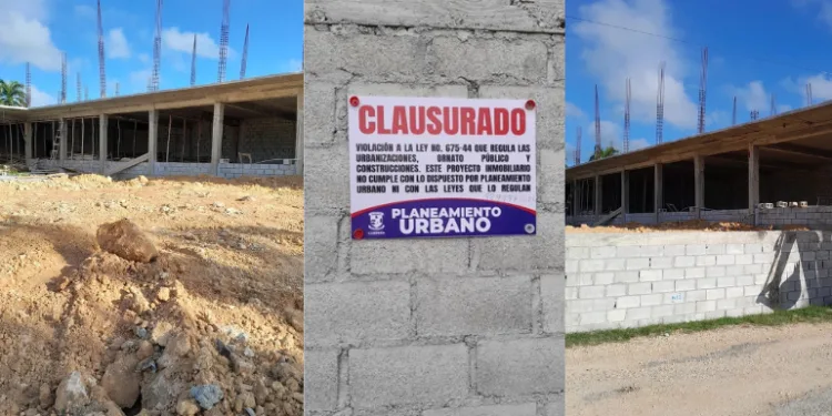 Ayuntamiento de Cabrera paraliza obra “Plaza Bayón” por violaciones a la Ley 675-44