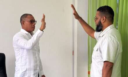 Juramentación del Nuevo Encargado Provincial de Medio Ambiente en María Trinidad Sánchez.