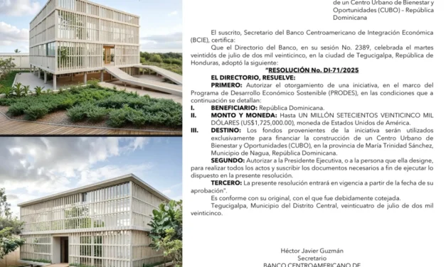 Alcalde Junior Peralta agradece aprobación del primer CUBO del país con sede en Nagua