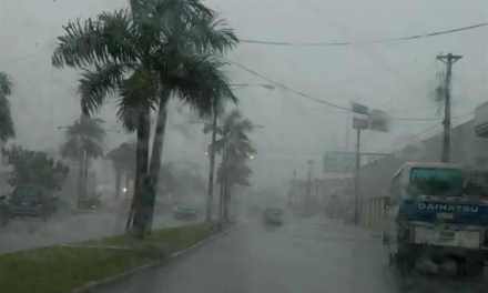 Onda y vaguada provocarán fuertes aguaceros este lunes