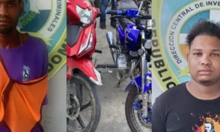 Apresan en Nagua a dos reconocidos asaltantes que mantenían en zozobra a bancas de lotería
