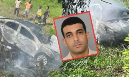 Hombre muere calcinado tras violento accidente en la comunidad El Jamo, Cabrera