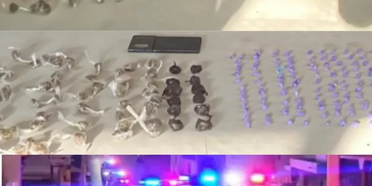 Policía Nacional apresa hombre en Nagua con drogas y dinero en efectivo
