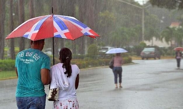 Hay chubascos en nueve zonas de la República Dominicana