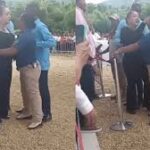 Una diputada de Puerto Plata intercambia golpes con agente de seguridad en actividad del Gobierno