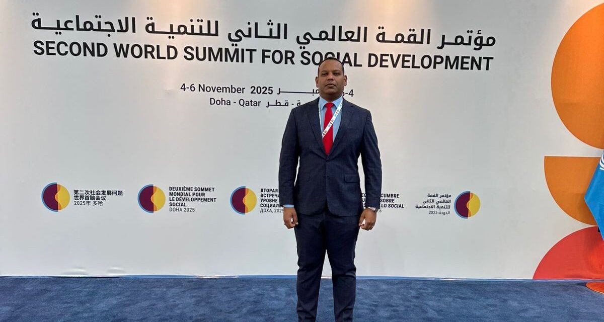 Wailly Lewis representa a RD en Segunda Cumbre Mundial sobre Desarrollo Social y destaca avances