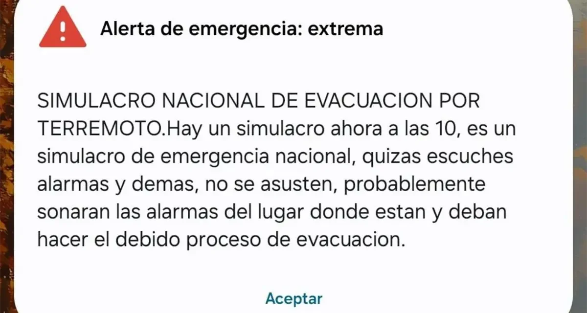 COE inicia simulacro nacional de evacuación por terremoto