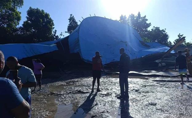 Tanque que colapsó en SPM tiene capacidad de un millón de galones; deja sin servicio a 70 viviendas