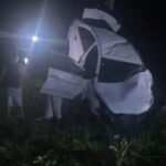 Accidente de tránsito ocurridos en el tramo carretero Nagua–Cabrera, específicamente en la comunidad Las Cuarentas