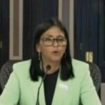 Delcy Rodríguez defiende las relaciones comerciales con EU