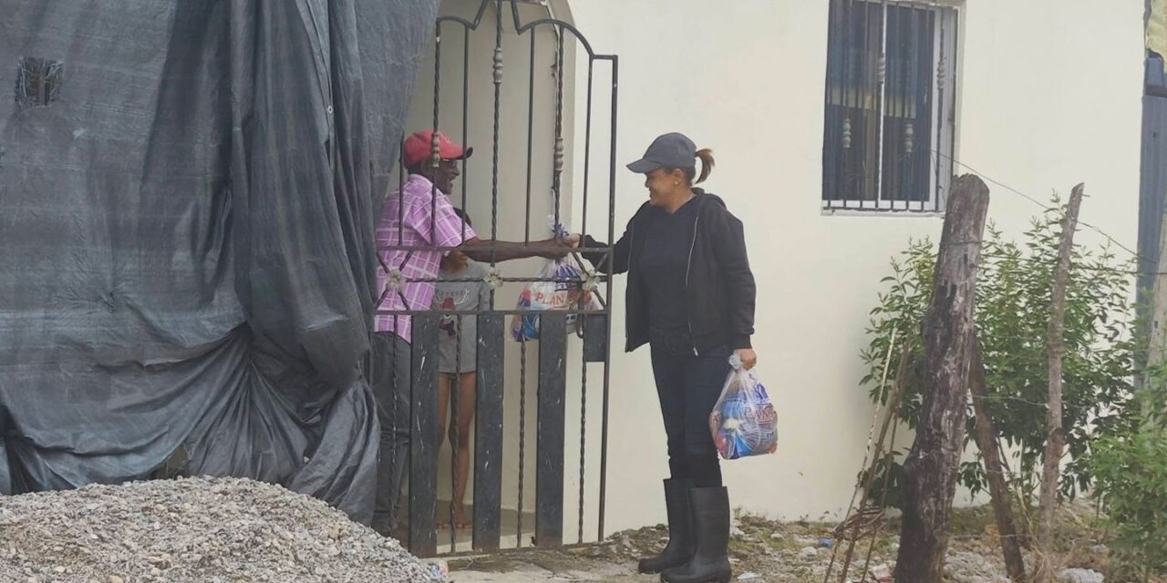 GOBIERNO DOMINICANO PRESENTE ANTE INUNDACIONES Y DAÑOS OCASIONADOS POR LLUVIAS EN MARIA TRINIDAD SÁNCHEZ.