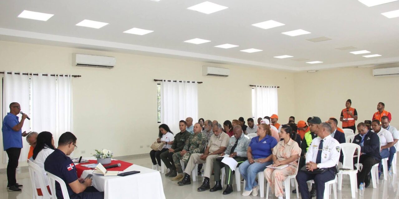 Autoridades de María Trinidad Sánchez activan PMR provincial por operativo de Semana Santa