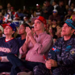 Abinader presenció en Malecón el partido entre la RD y EEUU