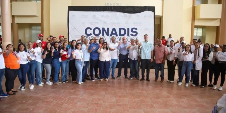 CONADIS lleva servicios de salud y registro de discapacidad a la ciudad de Nagua