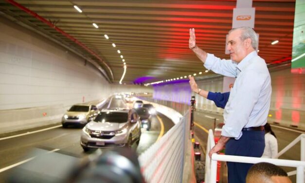 Presidente Abinader inaugura el túnel de la Plaza de la Bandera
